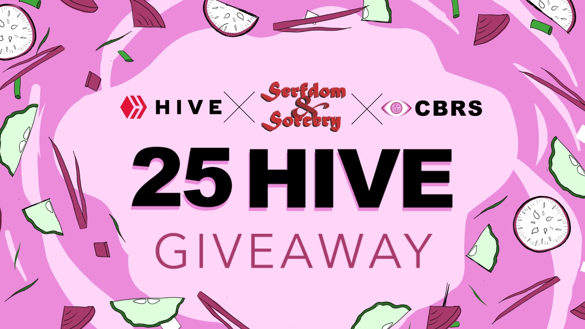 Hello #Hive❤️

📢Here we go with our #Giveaway of 25 HIVE
What you need to do?

✅Like
✅Follow <a href="/SerfdomSorcery/">Serfdom & Sorcery</a>
✅Retweet
✅Tag 3 friends

The Giveaway ends in 48 hours. Good luck everyone!

#contest #crypto #getcrypto #cryptogiveaway #wincrypto #prize