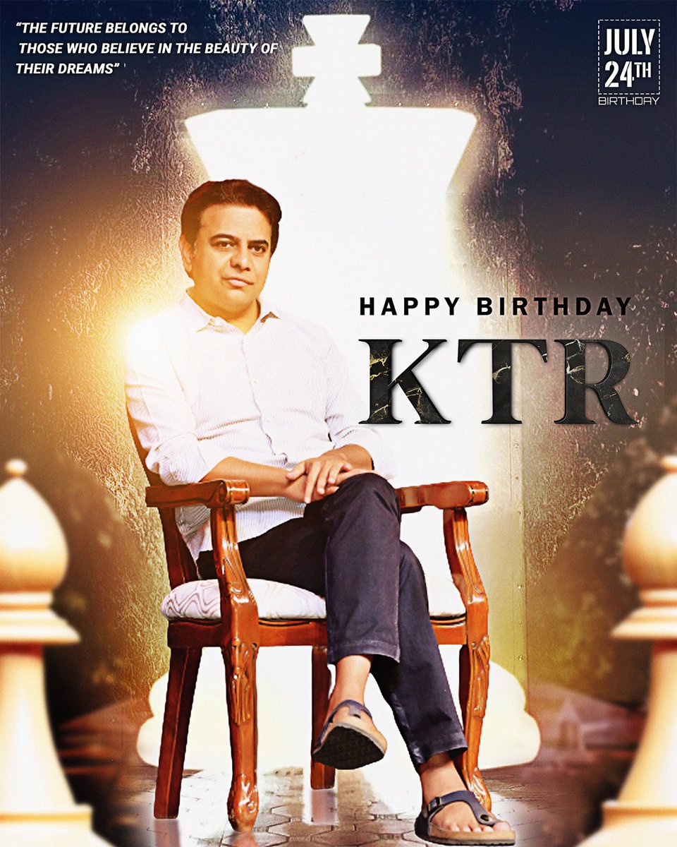 TheDevapooja's tweet photo. తెలంగాణ రాష్ట్ర ఐటి మరియు పురపాలకశాఖ మంత్రి వర్యులు, BRS పార్టీ కార్యనిర్వాహక అధ్యక్షులు,  జనం మెచ్చిన జన హృదయ నేత, భావితరాలకు  భవిష్యత్తు, యంగ్ అండ్ డైనమిక్ లీడర్ శ్రీ కేటిఆర్ @KTRBRS గారికి జన్మదిన శుభాకాంక్షలు 💐💐
#HappyBirthdayKTR Anna https://t.co/C8o3evP8Do