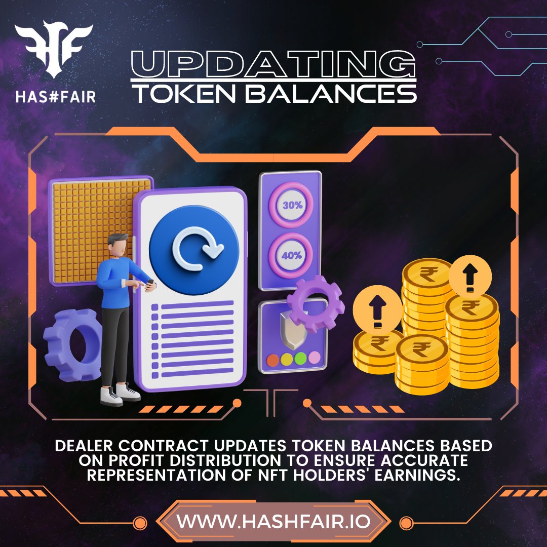 Hashfair_Games's tweet photo. With the Dealer Contract on duty, NFT holders' earnings are distributed seamlessly.Enjoy a transparent and accurate reflection of your HFG Token earnings!

#HashFair #BlockchainRevolution #HashFairDAO #Innovation #polygongaming #HFG #Polygon #SmartContracts #polygonchain https://t.co/5A98vwvUQ0