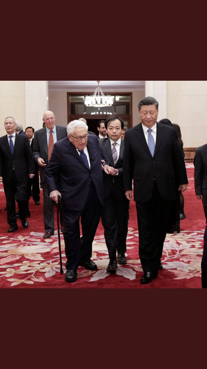 RT @BGatesIsaPyscho: 100 year old Henry Kissinger in China only means one thing.
War. https://t.co/n4QMRUEayH