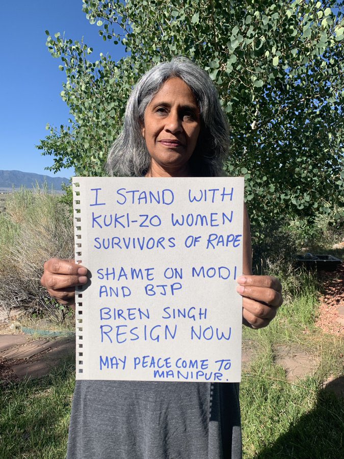 BeingChikim's tweet photo. We stand with Kuki-Zo women facing gang-raped, sexual violence and survivors of #ManipurEthnicCleansing by Meitei Terrorists 
@SunitaSunitaV @Hindus4HR @SAsiaSolidarity 
#manipur #ManipurViolence #ManipurBurning #MeiteiTerrorist #MeiteiMilitants #MeiteiRapists #KukiZo #Kuki #Zo https://t.co/prgIhyiQDa