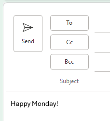 I use Aptos now. I'm an Aptos kind of a guy...