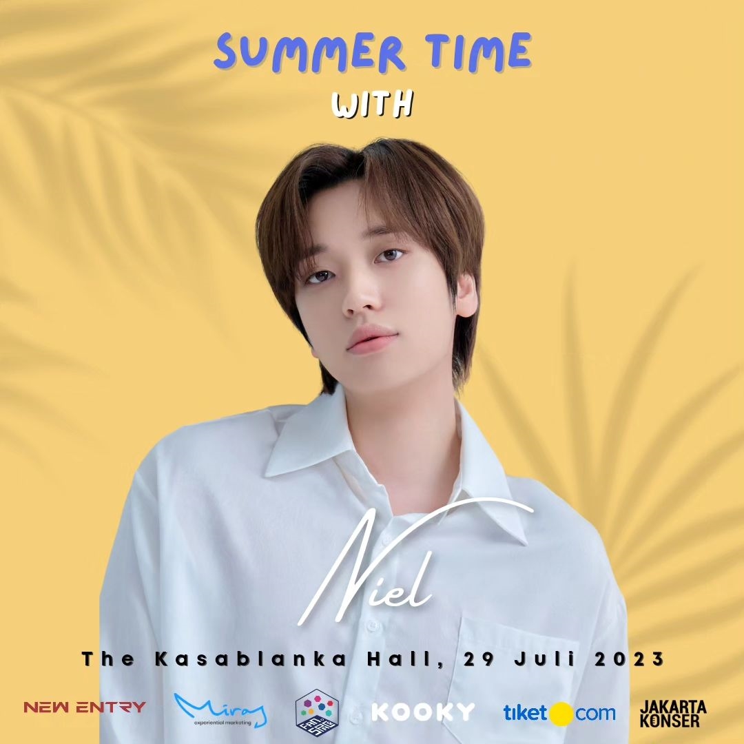 D-5 to #SummerTimeWithNiel !! Gimana Angels, udah kerasa deg-deg an ngebayangin mau ketemu Niel? >< Yuk yang udah siap ketemu Niel di Jakarta, kasih tau kalian beli tiket kategori apa?