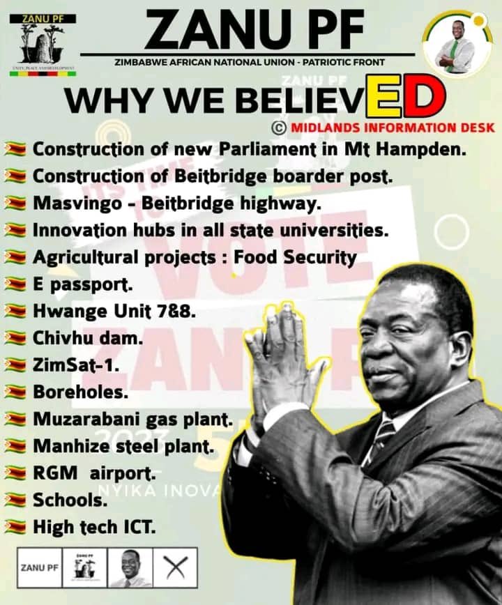 It is not that we do not have one. We refer you to Vision 2030 and NDS-1. But here are just but a few of the highlights. 5 More Years! ED Pfeee 2023.