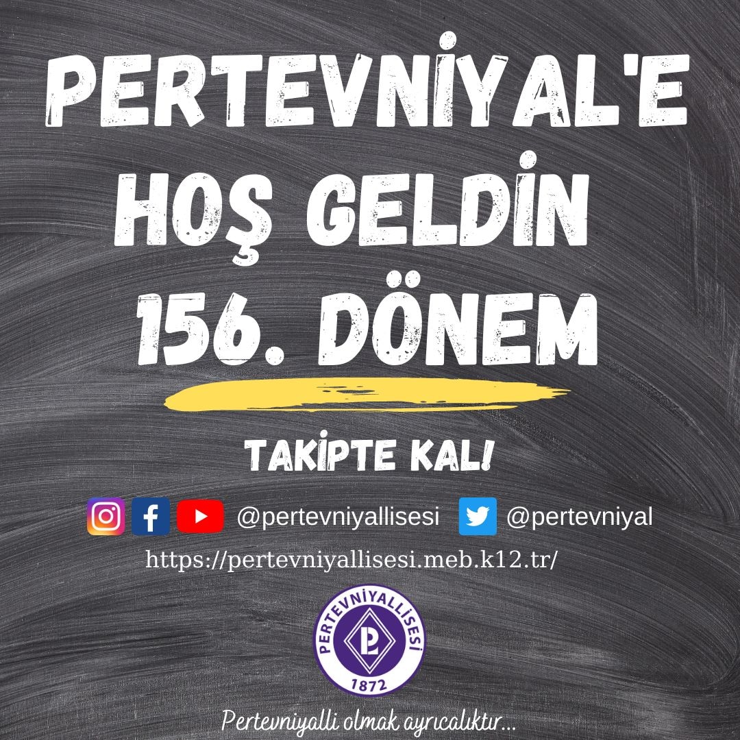 pertevniyal's tweet photo. 156. Dönem, okuluna hoş geldin!
25 Temmuz -15 Ağustos arasında, hafta içi, kayıt için Pertevniyal Lisesine bekleriz... https://t.co/Py8vcFiJcO