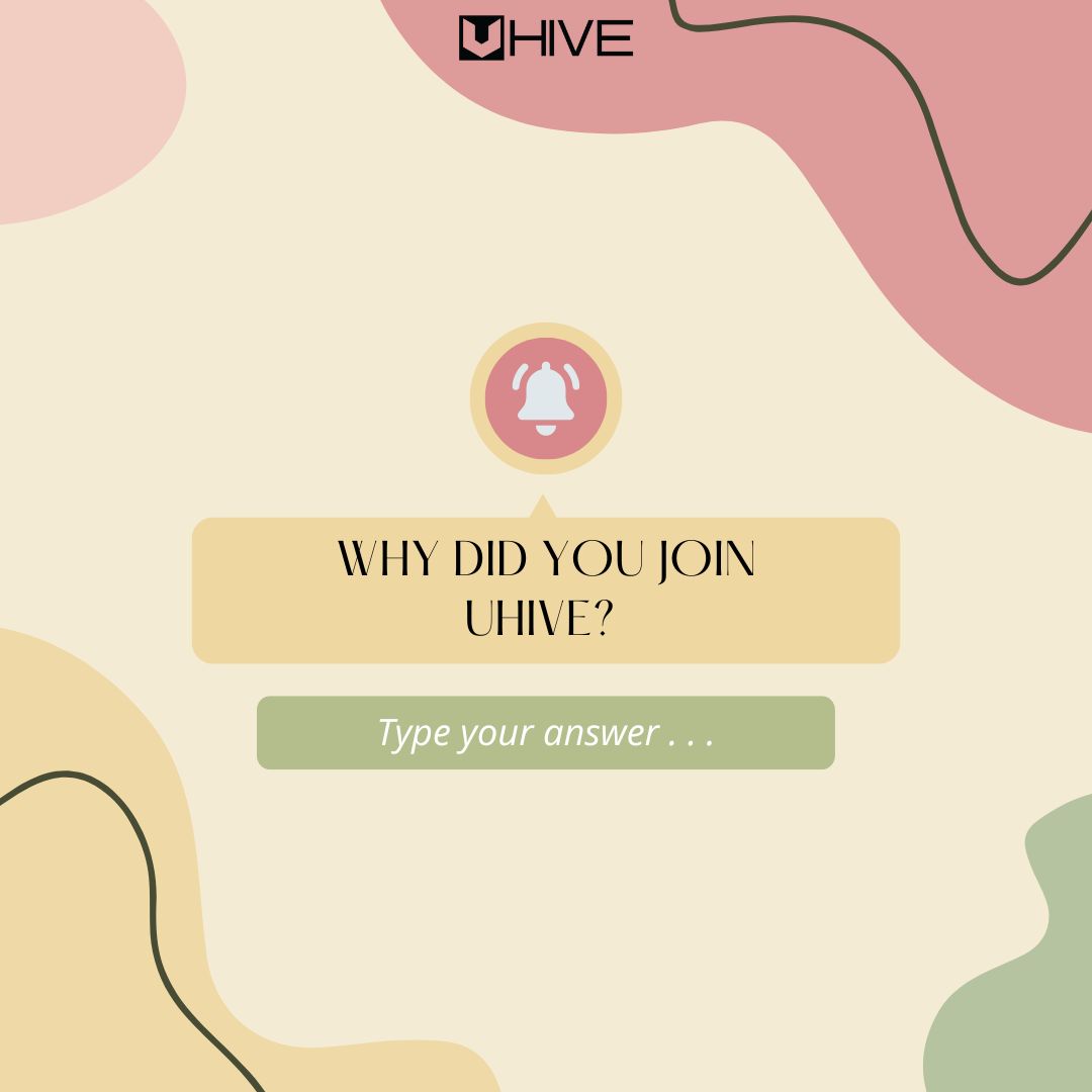 🎤 Let's hear your story! 

  🌐 Why did you join #Uhive?  

 💬 Comment below and share your journey with us! 

  #Uhive #YourStory #UhiveCommunity