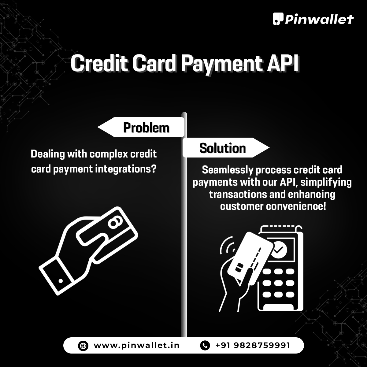 pin_wallet's tweet photo. Revolutionize your payment experience with our cutting-edge #CreditCardPaymentAPI! 📷📷 Say hello to hassle-free transactions and wave goodbye to worries. 📷📷 Embrace the future of seamless payments for your business success. https://t.co/JMsP5uzWyD

#Pinwallet #paymentsolutions https://t.co/na9Jg2Mvuc