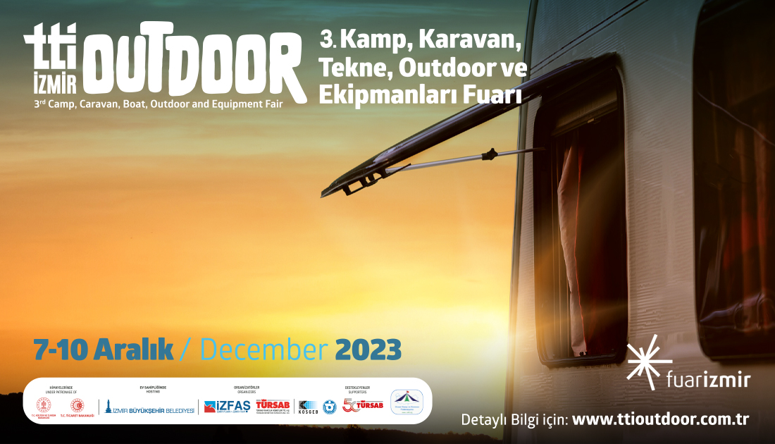 TURSABFUARCILIK's tweet photo. TTI OUTDOOR – 3. Kamp, Karavan, Tekne, Outdoor ve Ekipmanları Fuarı, 7-10 Aralık 2023 tarihlerinde fuarizmir’de!

Stant satışlarıyla ilgili detaylı bilgi için:
Yusuf MİLLİ
Tel: +90 549 833 95 29
E-mail: yusuf.milli@tursab.org.tr

#ttioutdoor #3ttioutdoor #ttioutdoor2023 https://t.co/XU2LA47ljQ