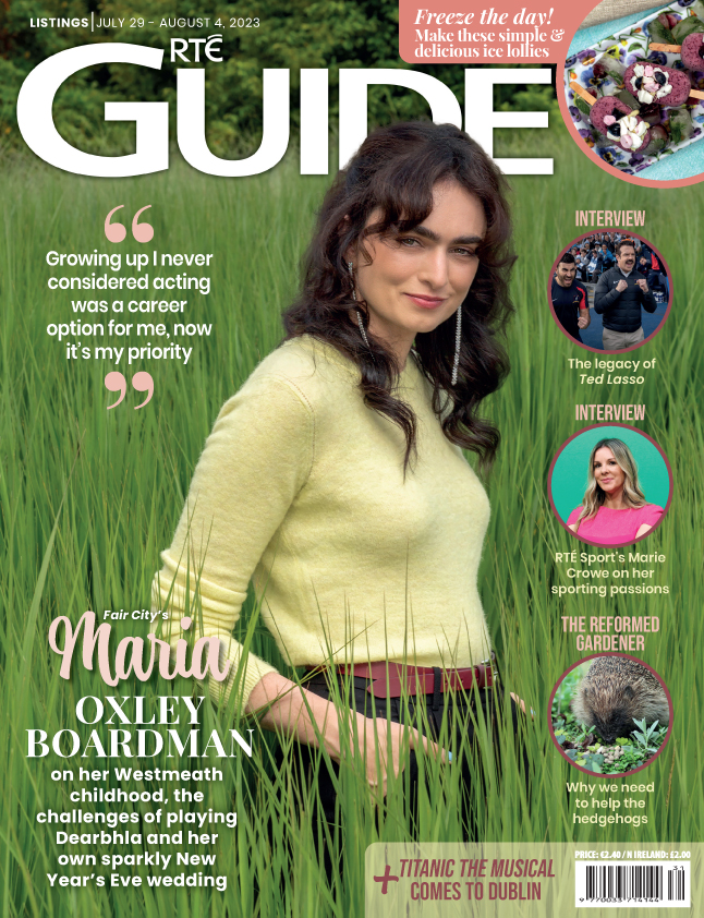 Our new issue with Maria Oxley Boardman on the cover is on sale NOW! #rteguide #onsalenow #FairCity