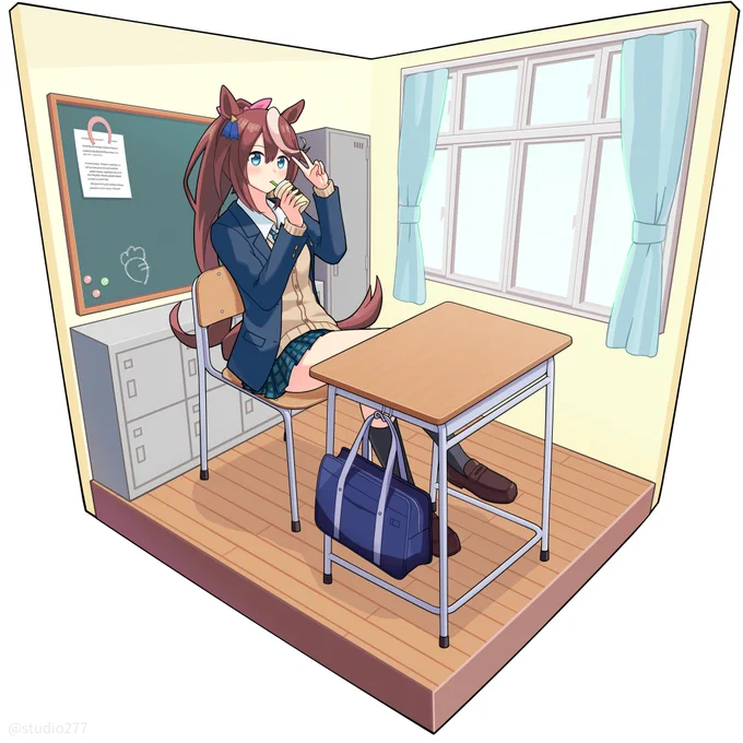 JKテイオー  #ウマ娘 #トウカイテイオー #フォロワー1万人以下の絵師が力作を投稿してたくさんのフォローを貰うタグ