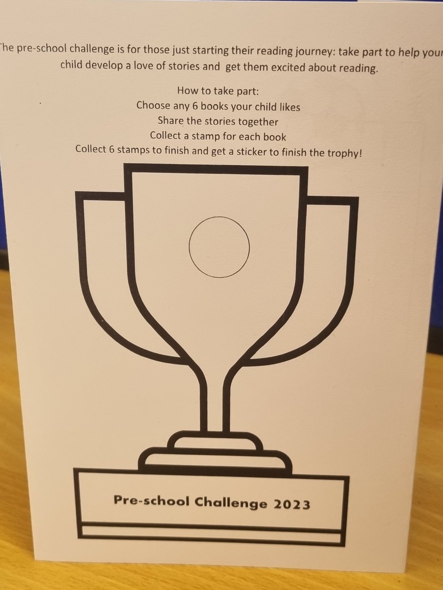 EBLibrary's tweet photo. Preschool Summer Reading Challenge! 

Not primary school aged? No problem! We also have a special set of stickers just for the under-5s. Just pop into the Library to join either of our Summer Reading Challenges!

#EBLibraryCC #NorthantsLibraries https://t.co/psdNosKedi