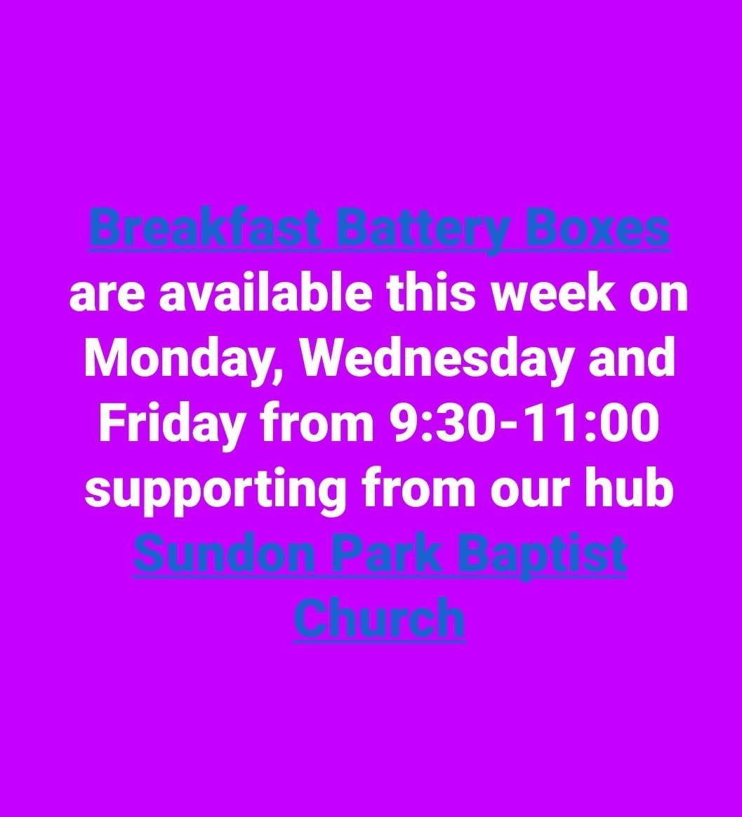 We're open this morning for anyone who needs a little extra help.