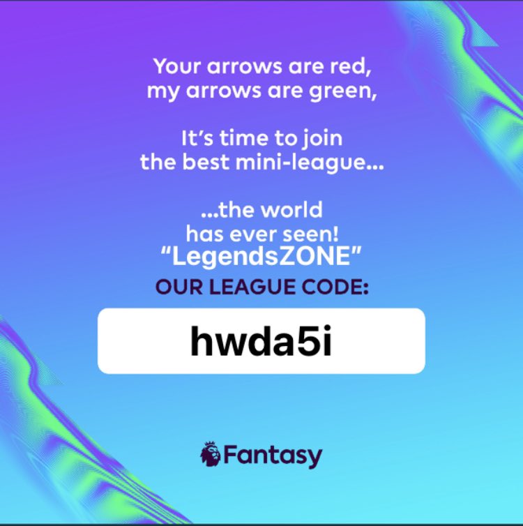Heiswoodyy's tweet photo. @OfficialFPL LegendsZONE for legends! Join now https://t.co/iDlrd5WqKa