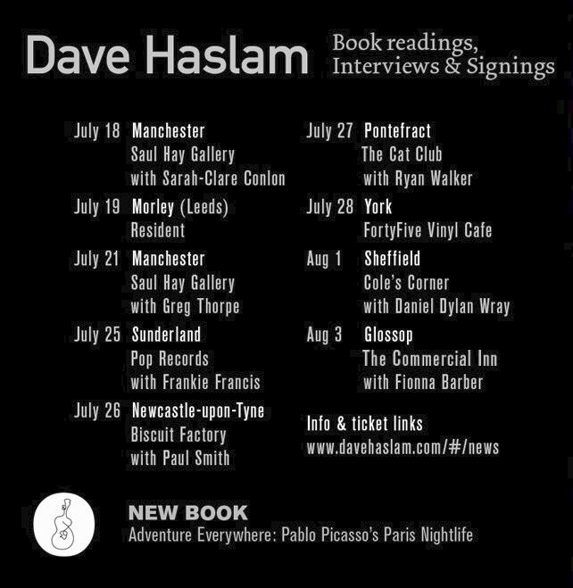 Book tour continues tomorrow; talking music, writing, art, life... Sunderland bit.ly/42fGWSl Newcastle bit.ly/3piVXUL Pontefract SOLD OUT York bit.ly/3VYplvJ Sheffield SOLD OUT Glossop rb.gy/w8wv2
