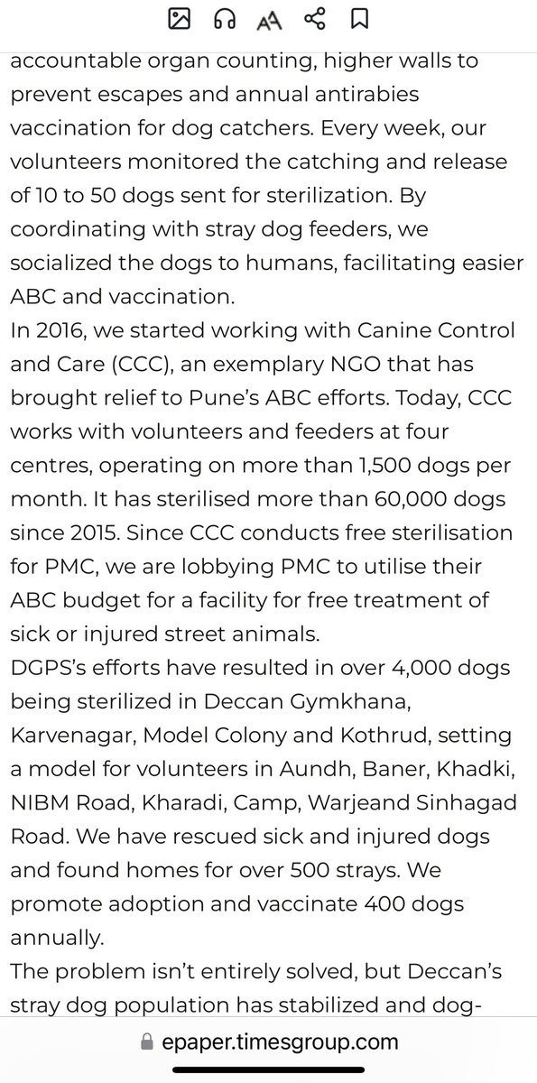 tarana2510's tweet image. How Deccan area reached a stable CommunityDog  population with over90% SterilizationCover
By @sushmadate 👇
epaper.timesgroup.com/digital-articl…
#HORI7ON
CC @docbhooshan @sumitakale @rhtbapat @kungbore_15 @ilovemaivic @salvatore_irato @tarykh_iran2017 @Micailic0Mica @BramhaKamal @drsureshshah