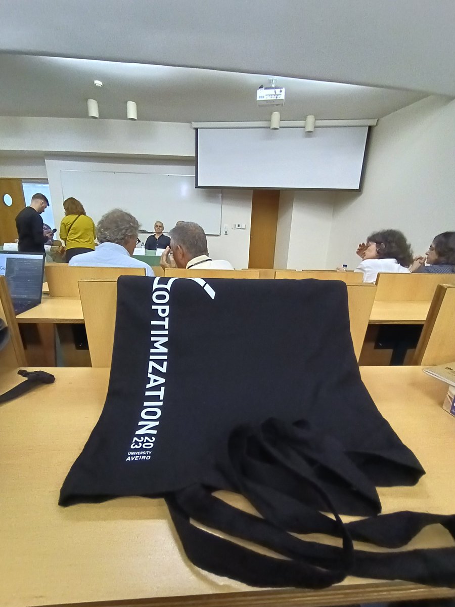 emiliocarrizosa's tweet photo. #optimization2023 is about to start at @UniAveiro 

3 days full of talks on very exciting topics related with theory and practice of Optimization. So exciting! https://t.co/GjkZjrJOGU