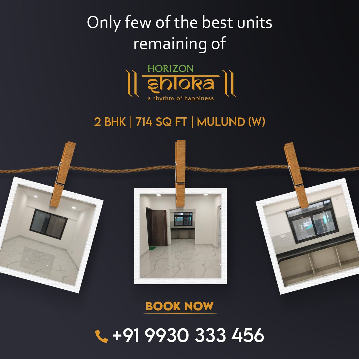 HorizonPromoter's tweet photo. Experience blissful living at #HorizonShloka! Act fast and secure your slice of paradise. Don't miss the opportunity to own a spacious 2 BHK in the heart of Mulund.

Book before it's too late!

Checkout the project: https://t.co/skkGiIViM1

📞+91 9930 333 456.

#HorizonPromoters https://t.co/W1P2YeEbBr