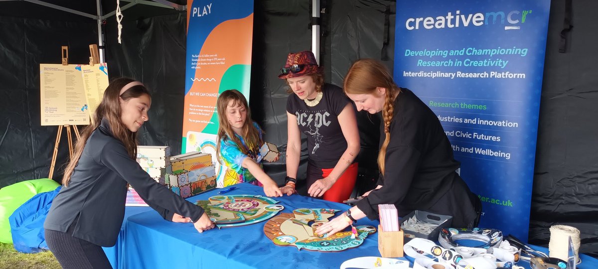 UoMCreativeMCR's tweet photo. .@bluedotfestival you have been a blast! 🚀🎵
A fantastic 3 days meeting lots of people at the #CreativeMCR stall and events, who are engaged in arts, science &amp; research. 
Thanks to the amazing @jodrellbank staff who have worked tirelessly this weekend in challenging conditions https://t.co/Io6lP3cKCe