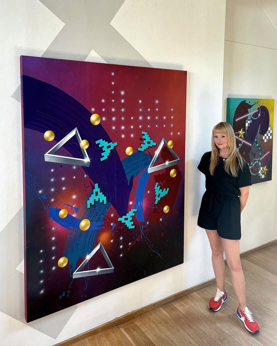 🫶 Thank you to everyone who visited FULL THROTTLE over its time at The Foundry Gallery. It’s been great to meet so many of you IRL and to talk to you about the show. 

⚡️ I’m looking forward to sharing some new projects with you soon! 
#artnow #womanartist #artcreator #artlovers