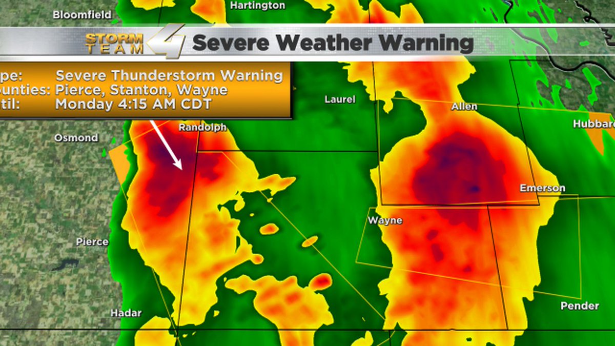 Wayne County severe weather alert.  For more details click here. ktiv.com/interactive-ra…