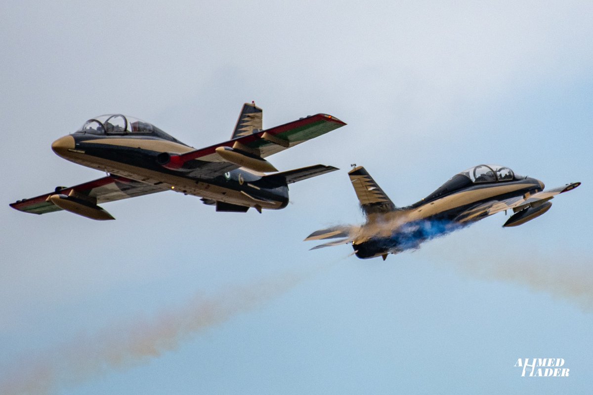 Ahmedhader's tweet image. فرسان الامارات في معرض اير تاتو ٢٠٢٣ Fursan Alemarat (Air Tattoo 2023) #riat #riat2023