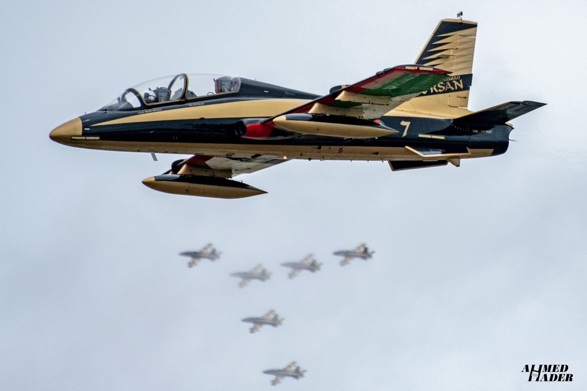 Ahmedhader's tweet image. فرسان الامارات في معرض اير تاتو ٢٠٢٣ Fursan Alemarat (Air Tattoo 2023) #riat #riat2023
