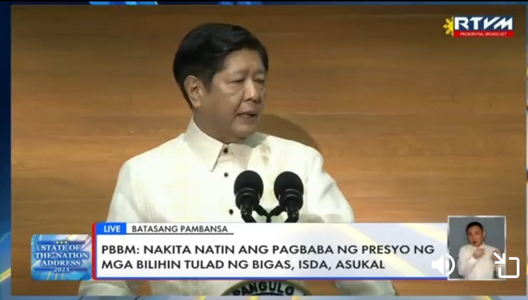 May nakikita ka ata na hindi nakikita ng mga Pilipino. Nasaang bansa ka ba? Charot! #SONA2023