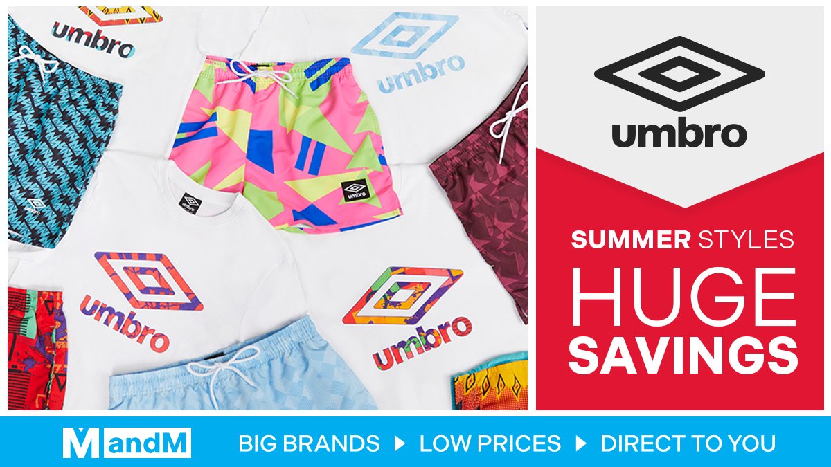 MandM on Twitter: "Stand out from the crowd with our Umbro range. There ...