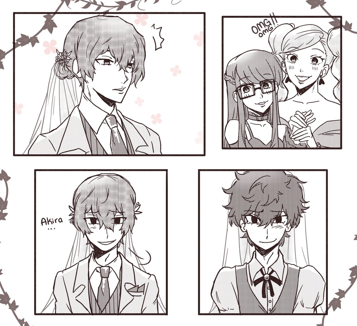 RabbettSie's tweet photo. day 2: marriage 
his sentimental fool ♡♡♡
#shuakeweek2023 #shuake #akeshu https://t.co/Or9wyPRWvN