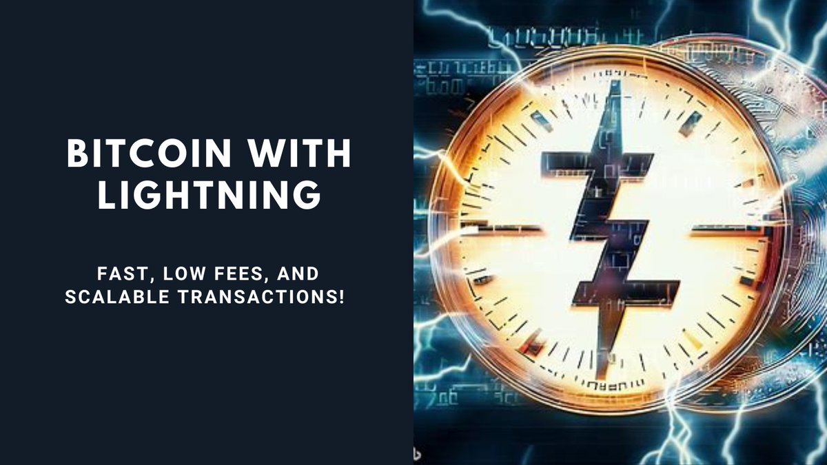 Cexdexapp's tweet photo. ⚡️ Waiting for Bitcoin transactions to confirm is a thing of the past! The Lightning Network offers near-instant confirmations, making your #payments lightning-fast. Try it out and see the difference!

#LightningNetwork #Bitcoin #BTC #scalability https://t.co/nIpsjA5lFE