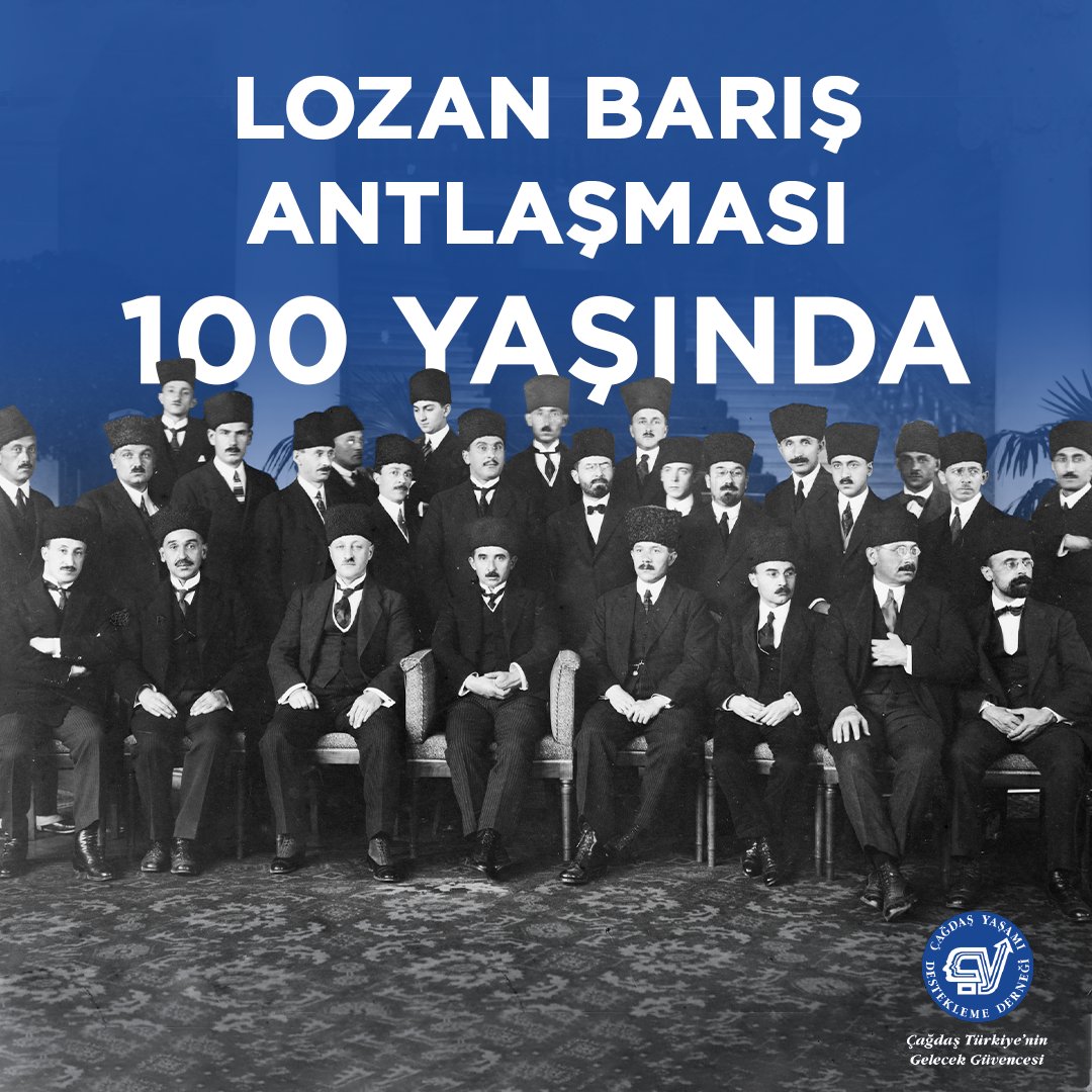 #LozanBarışAntlaşması 100 yaşında!

➡️ cydd.org.tr/haber/lozan-ba…