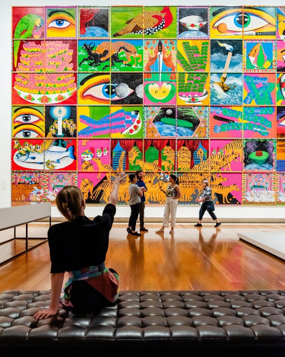 SStoriesAsia's tweet photo. Welcome the weekend with art inspiration at QAGOMA - #Brisbane, Australia! Two major retrospectives from leading Australian artists: ‘eX de Medici: Beautiful Wickedness’ and ‘Michael Zavros: The Favourite’ are on display through October 2023!

📸 : @qagoma https://t.co/CsZupFAxTV