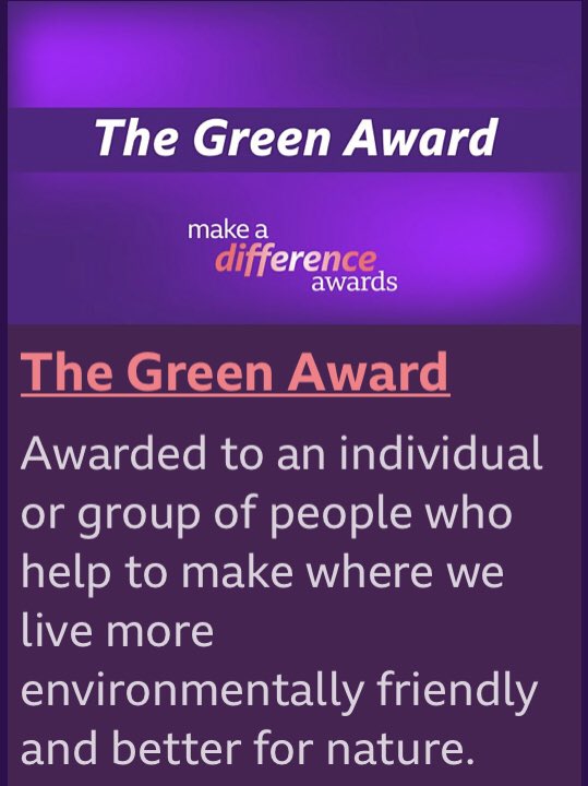 Very excited and honoured. Sarah who founded Shop Zero is nominated for a <a href="/BBCNottingham/">BBC Nottingham</a> Make a Difference Award in the Green category. Her interview is on the radio today, eek!  🙏#bbcmakeadifferenceawards
