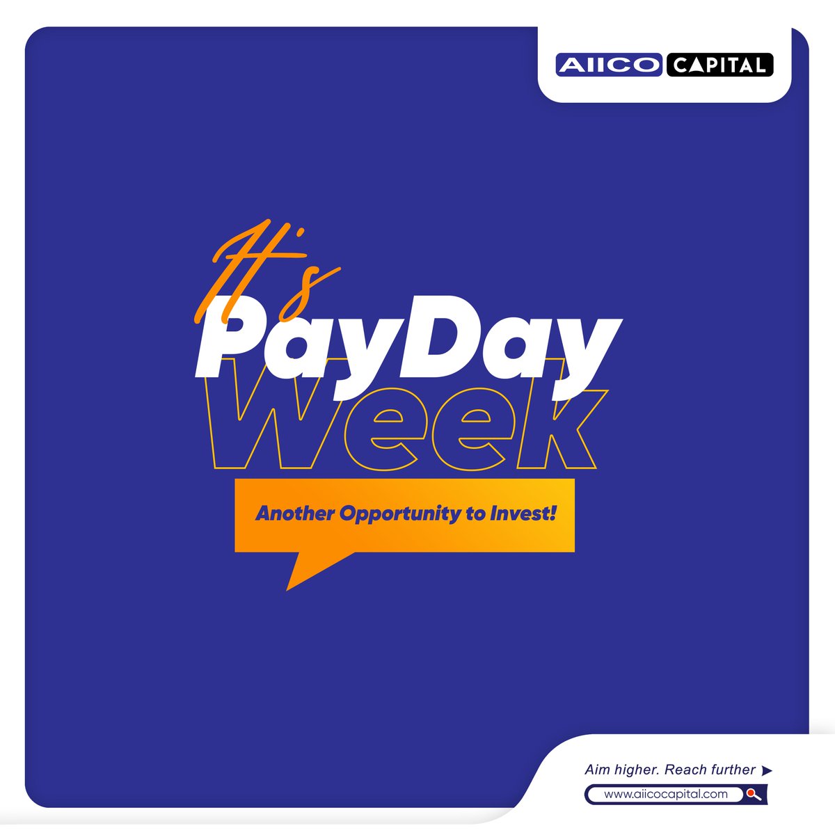 aiicocapitalng's tweet photo. 💵📈 It's PAYDAY WEEK, and you know what that means – another golden opportunity to invest and grow your wealth with AIICO Capital Limited! 🌟💼
#PaydayWeek #InvestSmart #FinancialFreedom #Aimhigher #Reachfurther #Livesmarter #AIICOcapital #Investment #Investing #Investor #Asset https://t.co/aOFs11Kkdx