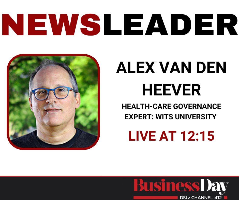 BusinessDayTV's tweet image. COMING UP ON #BUSINESSLUNCH:

We unpack the Department of Health's counter attack on activists attempting to force it to open up its books on secret Covid-19 contracts. Alex van den Heever of Wits University joins us for that.

Do not miss it. 

Only on DStv #Channel412.