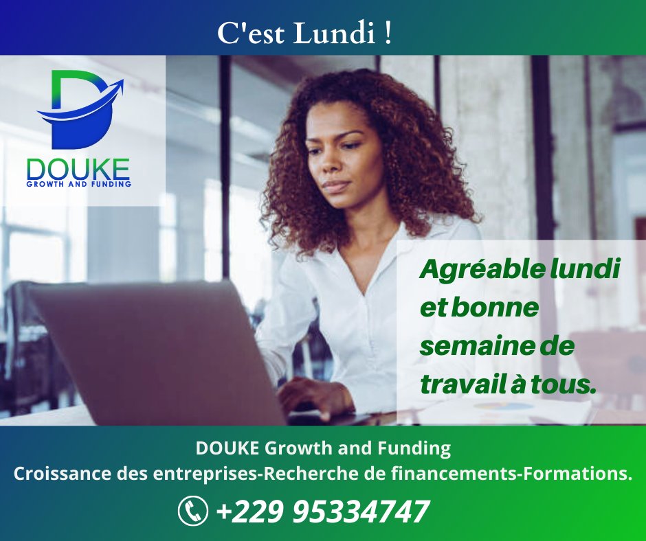 Doukegf's tweet photo. On ne peut rien faire sans foi et confiance.'' 
Que votre confiance en vos capacités et vos aptitudes soient ce qui vous détermine. 
Agréable semaine à tous. 

#croissance #comptabilité #entreprise #entreprendre #growth #funding 
@IrinaVIEYRA @ccibenin @EnabelauBenin @SemeCity https://t.co/btlcMH6Pfe