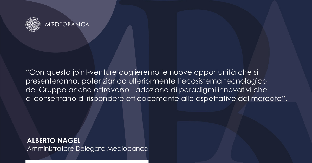 #Mediobanca e <a href="/foundersfactory/">Founders Factory</a> insieme in una joint venture che, in coerenza con il piano ONE BRAND-ONE CULTURE, punta a potenziare l'innovazione #fintech e mira a creare e investire in 35 startup nei prossimi 5 anni, facendo leva anche su #blockchain e AI ft.com/content/2c3f1f…