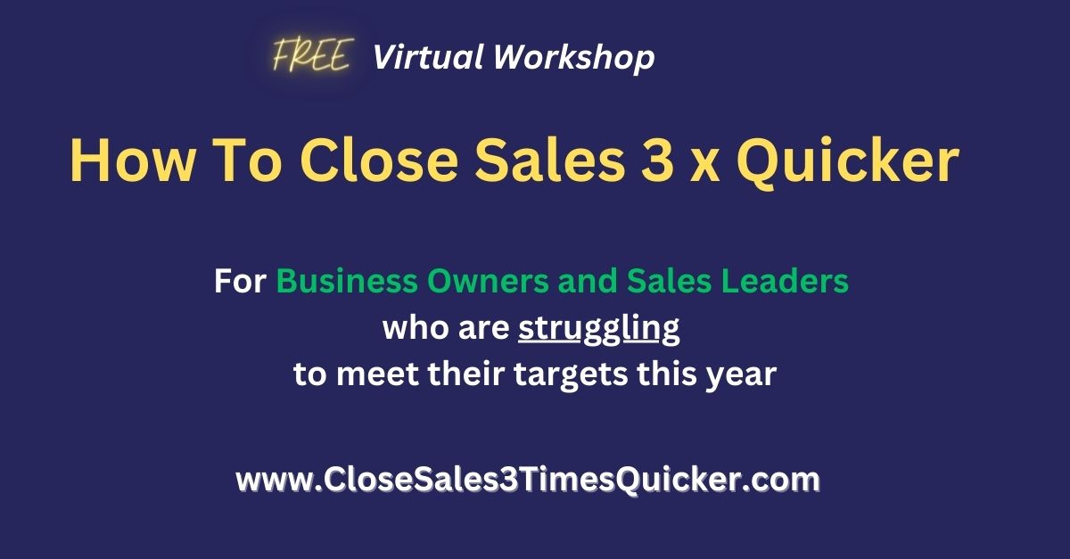 📣 Exciting Announcement! Join our virtual workshop: 'How To Close Sales 3x Quicker' 🚀

💡 Register now: hubs.la/Q01Y0t310

#SalesWorkshop #ClosingSkills #AccelerateSales #BusinessGrowth #VirtualEvent