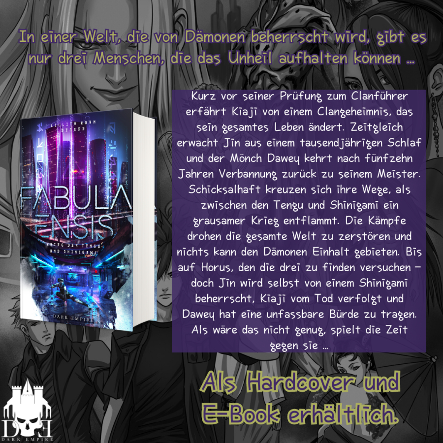 dark_verlag's tweet image. ⚔️ Fabula Ensis ⚔️

In einer Welt, die von Dämonen beherrscht wird, gibt es nur drei Menschen, die das Unheil aufhalten können … 

#fabulaensis #darkempireverlag #cyberpunk #darkfantasy #sciencefiction