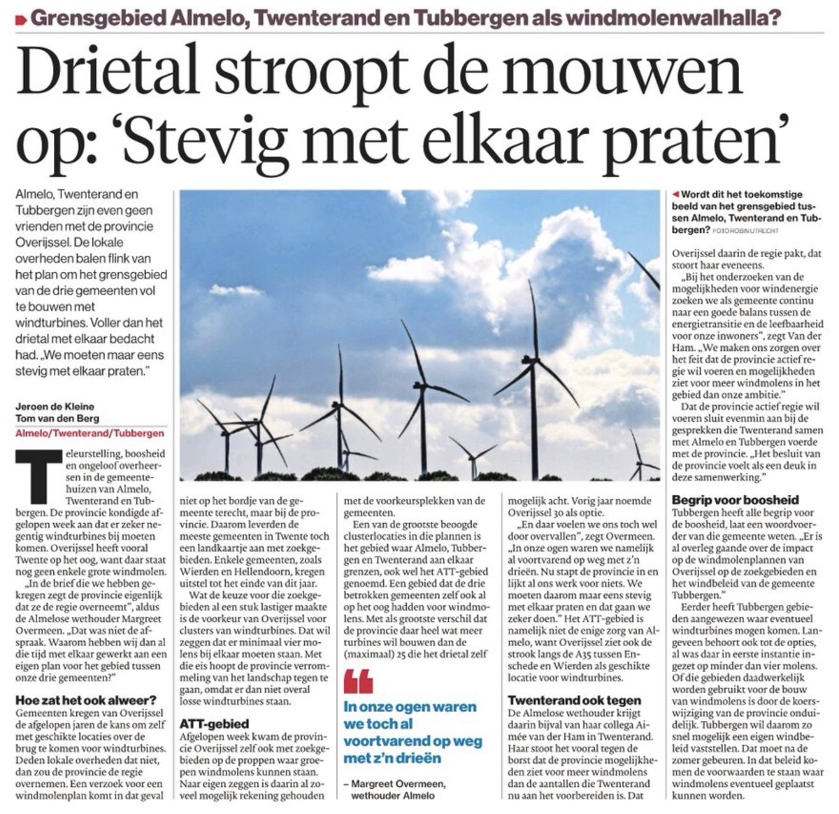 Veel kiezers zijn er ingetrapt. De #megastallen-partij BBB, wat gewoon CDA2 is in Overijssel, gaat het anders doen. 
Zij willen inwoners niets door de strot duwen, zie  <a href="/tubantia/">Tubantia</a> afgelopen week. In dezelfde week willen ze #Twenterand tientallen #windmolens door de strot duwen 🤬