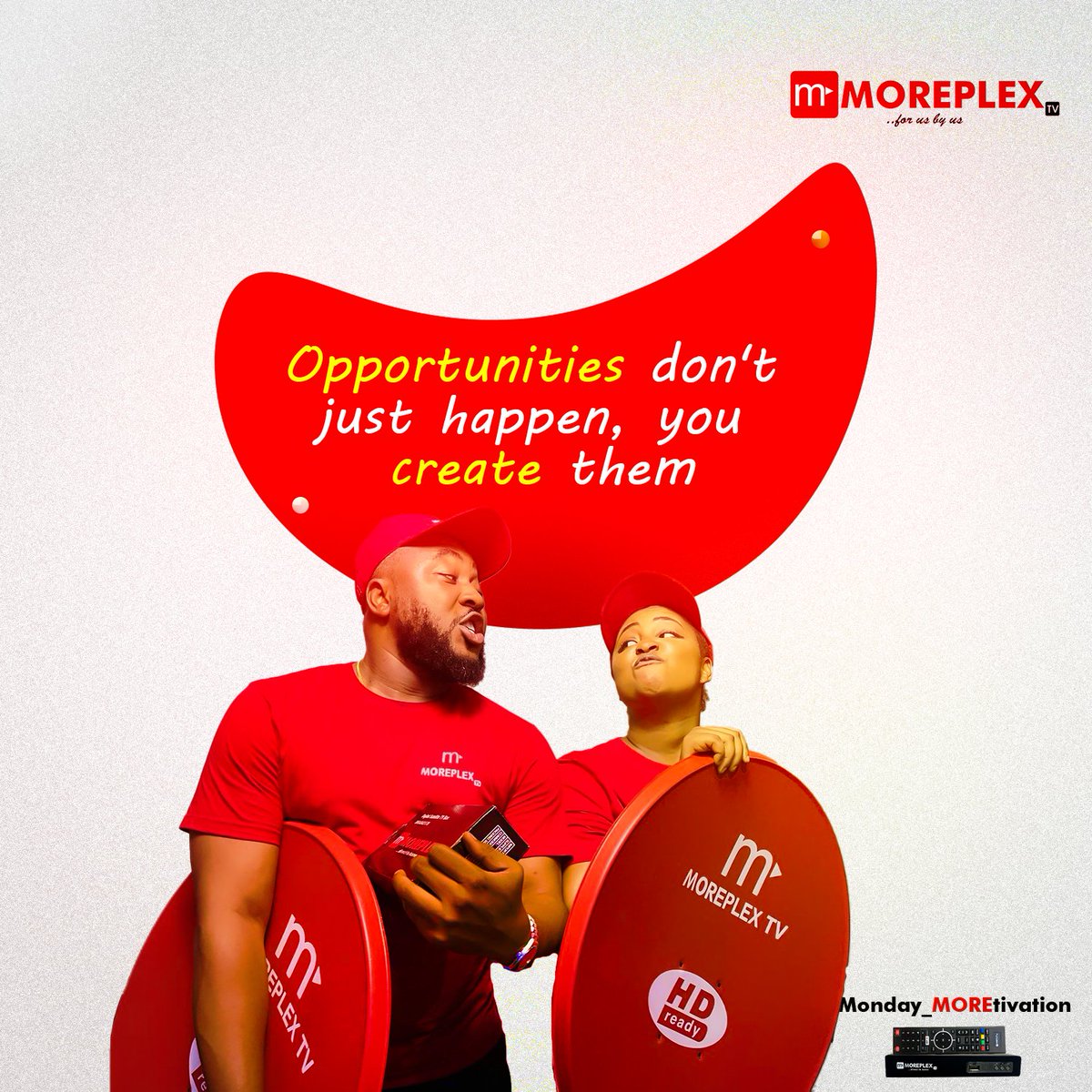 moreplextv1's tweet photo. 🌟 Seize the day! Opportunities aren't handed to us, they're crafted with determination and creativity. 🌟

 #CreateYourOwnOpportunities #MondayMotivation  #SuccessMindset #Monday #MoreplexTV https://t.co/1UjE5odqZN