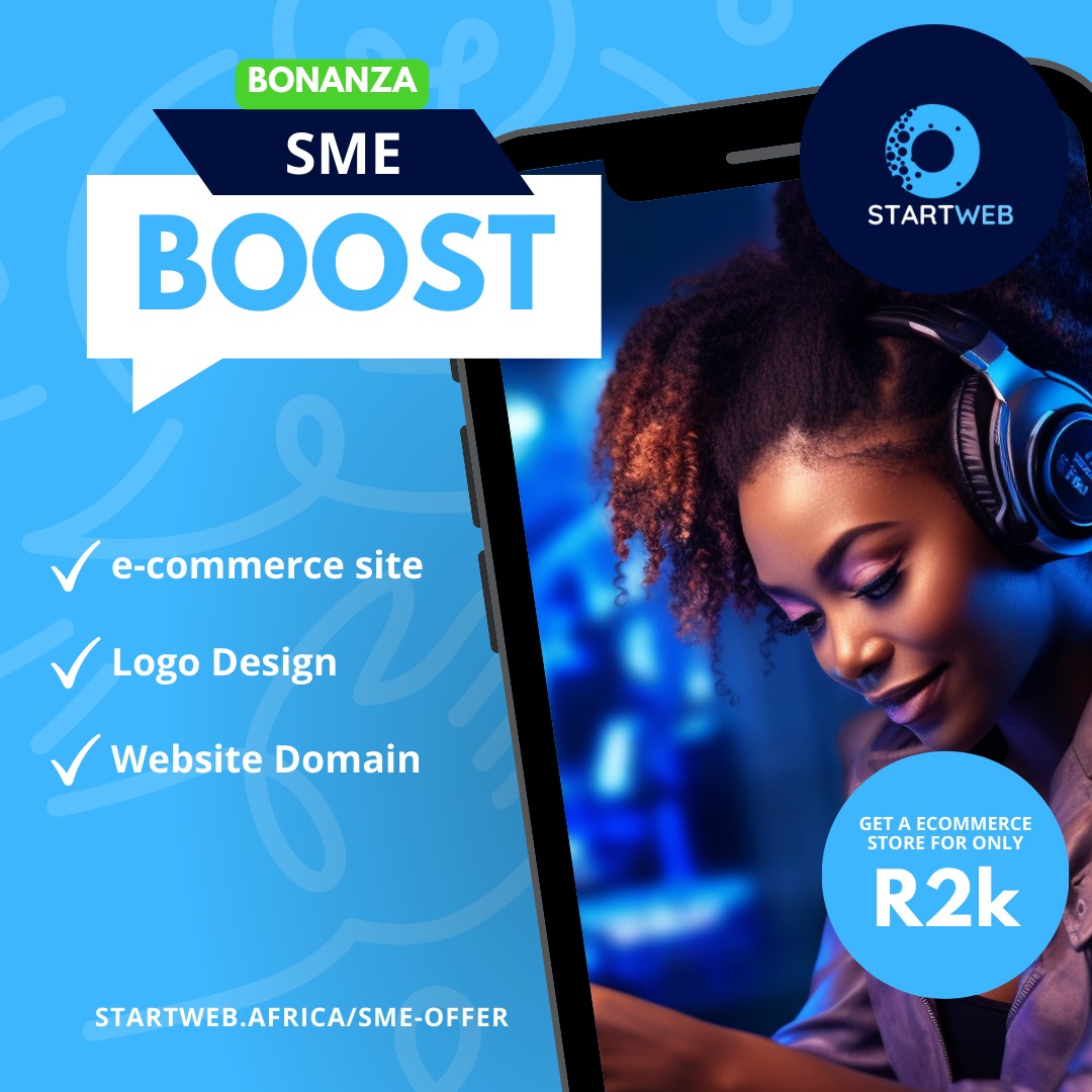 startwebafrica's tweet photo. @bettymaloneseo Hey @bettymaloneseo! Boost your affiliate marketing with Startweb Africa's digital makeover package! Get an e-commerce store, unique logo, and .co.za domain for a successful online business. #DigitalMakeover .         #StartwebAfrica Link to the oer: https://t.co/UiMdoIewlB] https://t.co/eghAAKm0yI