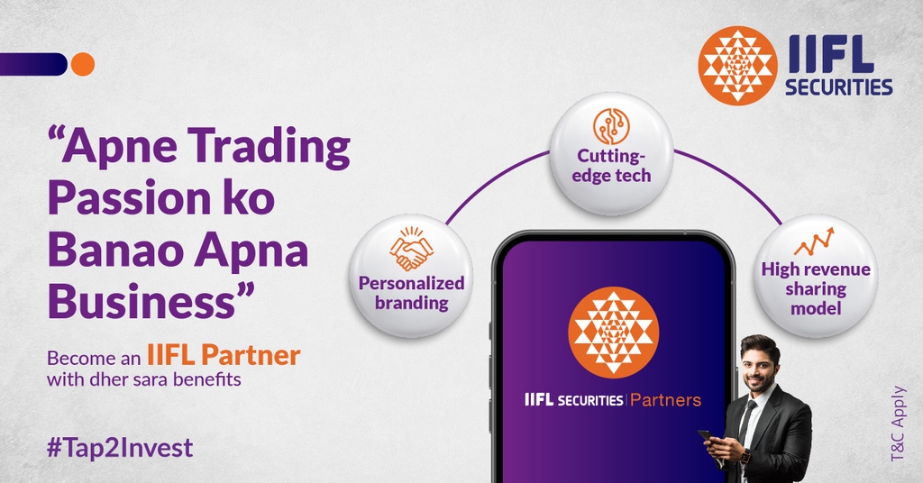 iiflcapital's tweet photo. Have experience in the financial segment? Become a partner with us and enjoy multi benefits! #IIFLSecurities #IIFLPartner
Become a Partner: https://t.co/9g7WCa8Ndu https://t.co/0P37etB639