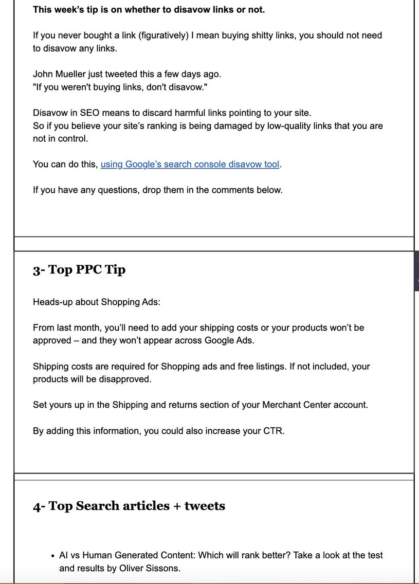 ToniNavarroYes's tweet photo. New week, with a new edition of the @searchandgrow newsletter 📷
packed with the best search marketing content for you.

Join hundreds of lovely people to get this free newsletter in your inbox every Monday.
Sign up here: https://t.co/59EBvmS2Kw https://t.co/qzOpEXstjA