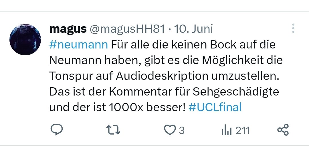 NullGeneration's tweet photo. Claudia Neumann sollte eine Saison jedes Spiel kommentieren, einfach weil ich sehen will wie solche Boys mit Schnappatmung, weinend und rotem Kopf umfallen. 😂😂
#GERMAR https://t.co/AT9a6oSy1c