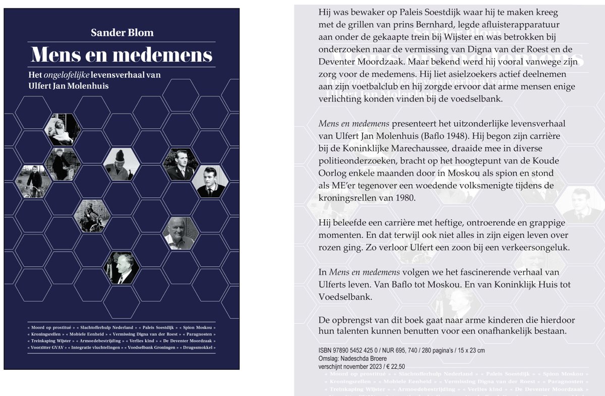 En de opbrengst van het boek "Mens en medemens, het ongelofelijke levensverhaal van Ulfert Jan Molenhuis" gaat naar arme kinderen die hierdoor hun talenten kunnen benutten voor een onafhankelijk bestaan: