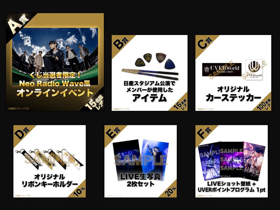 大特価!!】 UVERworld NISSAN STADIUM LIVE SPECIALくじ ...