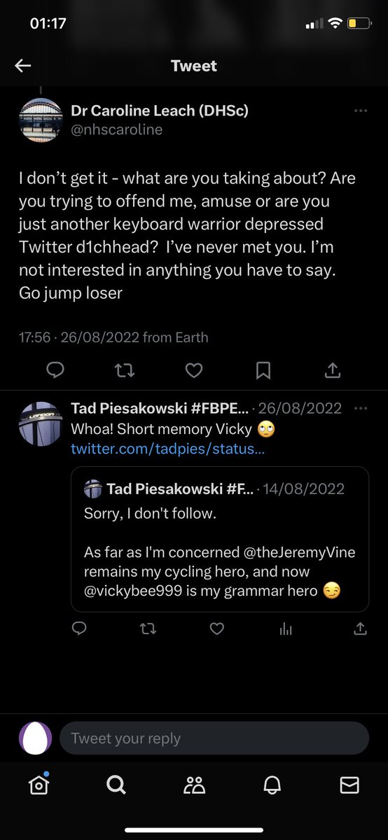 BotStraz's tweet photo. @kungfudoctor @oli_m_sims @parthaskar @cannula_service @sarah_aslannnn @TomStocks1982 @nhscaroline Definitely some name changing going on. Was called Vicky in August 2022. Possibly Vicky B? https://t.co/FhUxtc9a8l