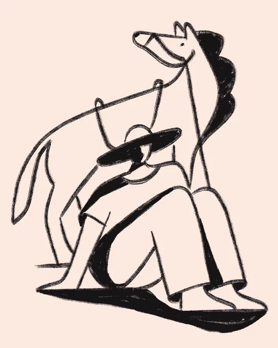A Man and his Horse