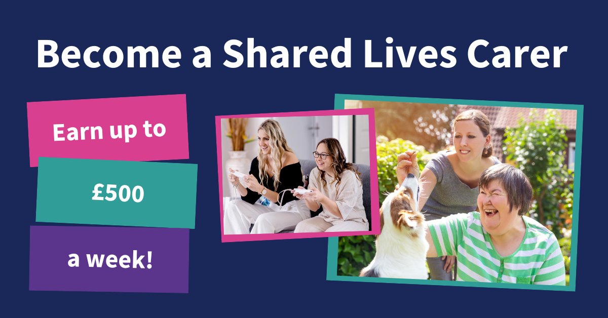 Did you know you can earn up to £500 a week being a Shared Lives Carer?

Support someone at home, and fit your caring role around your current work and home life commitments. 
Find out more ➡️
oxfordshire.gov.uk/residents/soci…
